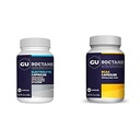 GU Energy Roctane Ultra Endurance Variety Pack; Kapsułki elektrolityczne i BCAA Branch Chain Amino Acid z witaminą B Kapsułki, 2 Butelki (110 Razem)