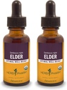 Herb Pharm Certified Organic Elder Liquid Extract - 1 unce (Opakowanie po 2)