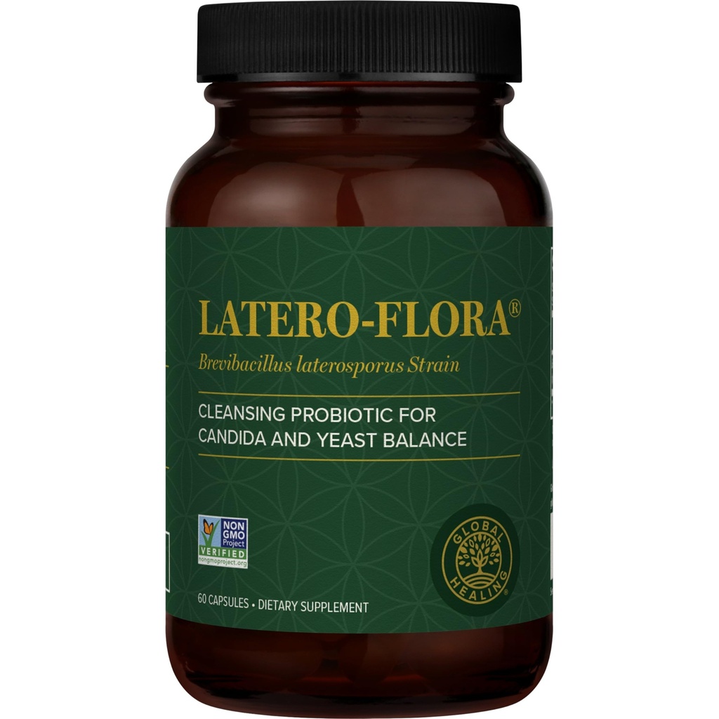 Latero- Flora Probiotic 60 liczyć przez Global Healing Center
