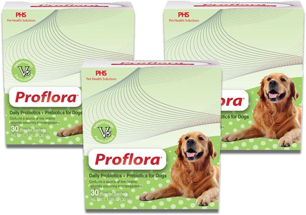 Probiotyk dla psów - Zdrowa trawa - Wzmacniacz układu immunologicznego - Normalna funkcja jelita - Zdrowie skóry i płaszcza - Suplement do GI Tract - 90 Servings, 3- Pack
