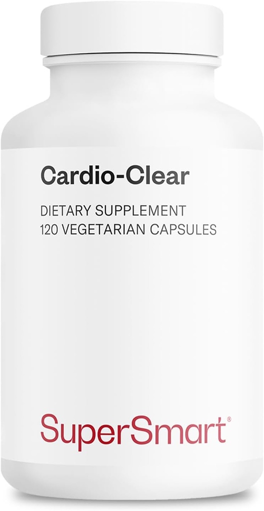 Supersmart - Cardio Clear (dodatek do czosnku EDTA) - z kwasem malnym, disodium wapniowego EDTA, magnezu, bromelainy 124; Non- GMO & Gluten Free - 120 Kapsułki wegetariańskie