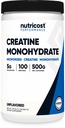 Nutricost Kreatyna Monowodzian Proszek mikronizowany 500G, 5000mg Per Serv (5g) - 100 Sług, 17.9 Oz