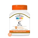 21 Century Witamina C 500 mg Tabletki do rozgryzania i żucia, Pomarańcza, 110 Liczba