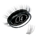 Lashify Curl 14mm Gossamer DIY Eyelash Rozszerzenia Refill, czarny, łatwe fałszywe rzęsy dla naturalnego wyglądu