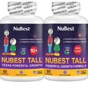 NuBest Bundle Tall 10 Wysoka 124; Wsparcie wzrostu dla dzieci i młodzieży 124; Wapń, Witaminy D3 K2, Kolagen & Zioła 124; Siła kości, Focus & Development