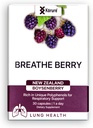 Breathe Berry Boysenberry Natural Healthy Płuca Suplement, Wspiera zatory w klatce piersiowej, Mucus i zwiększa ogólne Wellness oddechowe Zdrowe Płuca Suplement