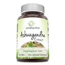 Amazing India Ashwagandha 500 mg Veggie Capsules Supplement Equipment 124; Made with Natural Ashwagandha Equipment 124; Non-GMO Equipment 124; Gluten Free (120 Count)