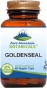 Pure Mountain Botanicals Goldenseal kapsułki - Kosher Vegan Czapki z 250 mg Organic Goldenseal Suplement korzenia