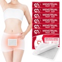 Łaty menstruacyjne, Łaty cieplne na skurcze menstruacyjne, Kraby przenośne - 6 Pack Hot Compress Warm Wrap, Travel Essentials dla kobiet
