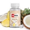 SaltStick Electrolyte FastChews - 60 Coconut Ananas Chewable Electrolytes - Solone tabletki do biegania i nawadniania, Electrolyte Chews - 60 Count