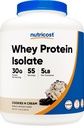 Nutricost Izolat białka serwatki (Cookies N Cream) 5LBS