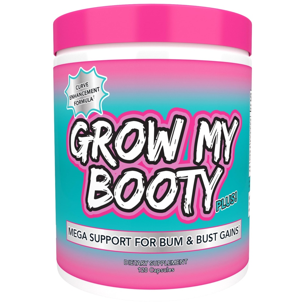 SPAZMATIC Grow My Booty Plus Butt Enhancement Booty Pills - Mega Booty i Bust Szybki wzrost Formuła Glute Booster