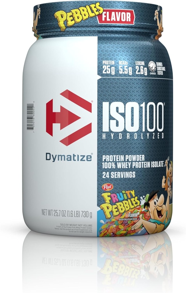 Dymatyzacja ISO100 Zhydrolizowany 100 Białko serwatki Izolat owocowy (1.6 Lbs. / 24 Służenie)