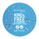 Rimmel London Kind & Free, Clear, Brow Wax, Łatwy do zastosowania, Długoterminowy Hold, No Flaking, No Residue, Lifted Brws, 0.28oz