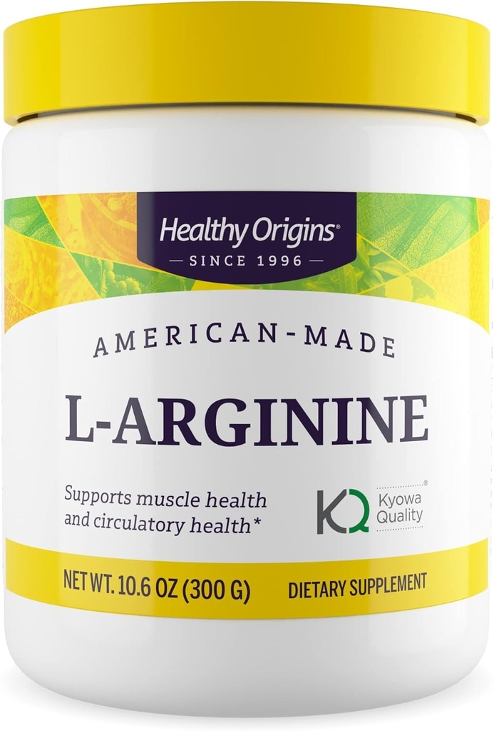 Zdrowe początki - L-Arginina (American- Made, Non-GMO, Gluten Free, Wsparcie mięśni), 10.6 Ounce