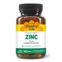 Country Life Target- Mins Cynk 50 mg 180 Tabletki - Suplementy cynku dla zdrowia immunologicznego - Cynk 50mg - Wsparcie cynku