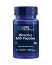 Life Extension Bioactive Milk Peptydy, Zdrowe wsparcie nastrojów, Suplement do snu, Relaks, Peptydy mleka, Kazeina decapeptide, Hormone-Free, Gluten- Free, Non-GMO, Wegetarianin, 30 Kapsułki