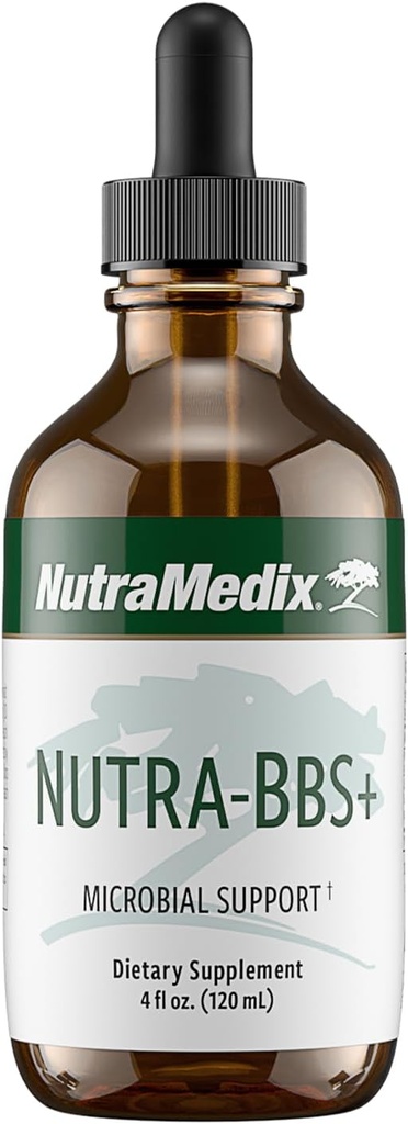 NutraMedix Nutra- BBS + - Herbal Supplement for Microbial, Antioksydant and Immune Support - with Elecampane + Jalapa Root, Artemisia Annua and Capirona Bark (4 oz)