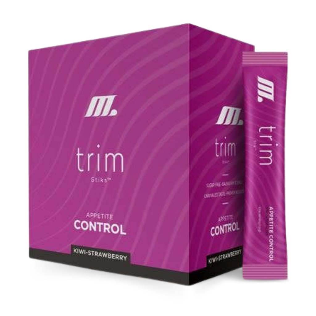 Młodość Oficjalne Stiks Trim - Kiwi- Strawberry - Wsparcie energii & Focus z Mood Boost - Bioperine & Theobromine Energy Powder - Apetite Support (30 Sticks)