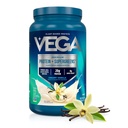 Vega Premium Protein + Supergreens - 20 g Protein, Kremowy Vanilla, 25 Sług, Szpinak, Kale, Alfalfa Grass, Broccoli, 0g Dodano Cukier, Non-GMO, Gluten Free, Dairy Free, 1,68 funtów (Opakowanie może Vary)