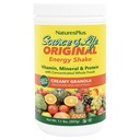 Nature Plus Źródło energii życia Shake, Kremowy Granola - 1.1 lbs - Zapewnia 13g Kompletny Białko, Witaminy i Minerały - Non-GMO, Gluten Free, Wegetarianin - 13 Łączne służby