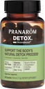 Pranarom - Aromaboost Detox Herbal Supplement - Eliminuje toksyny i odwadnia ciało - Ogęść mleka i cynk - Witaminy D3 i E - Olej cytrynowy - 60