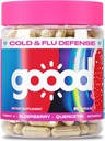 Goood Immunity Booster dla dorosłych - Witamina C z Cynk & Quercetin Suplementy dla wsparcia odporności - Elderberry Suplementy dla Immunitet Boost - Non Allergenic gluten Free Non-GMO Immune Booster