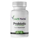 LowTE Florida ® Probiotic Supplement - 60 Kapsułek, 60mg, Probiotyki do żywienia i wsparcia immunologicznego z Lactobacillus Acidophilus, Lactobacillus Rhamnosus & Bifidobacterium Longum
