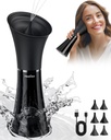 HeadDot Wax Usuwanie z inteligentną temperaturą wody, Czyszczenie wody z zasilaniem ucha 6 Porady, Bezpieczny i skuteczny zestaw do usuwania woskowania ucha z 4 poziomami ciśnienia - IPX7