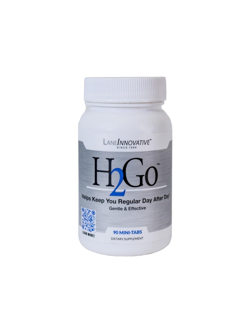 Lane Labs - H2Go, pomaga złagodzić zaparcia i nieregularności, Delikatne i skuteczne, Naturalny suplement mineralny, Wspiera Colon i Digestive Health, No Sztuczne podrażnienie (90 Mini- karty)