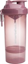 Smartshake O2GO One plastikowe butelki shaker białko 800 ml 124; 27 oz - Leakproof Screw- Lid - BPA Free - Unisex - Deep Rose