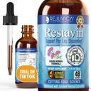 Restavin - Advanced Leg Supplement Supplement - Liquid Delivery for Better Absorption - Witamina C, Żelazo, Walerian, Turmeric, Magnez & More!