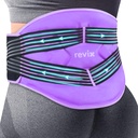 REVIX wielokrotnego użytku duże torby na lód z kompresjami, regulowany dolny opaska na lód dla Lumbar, Sciatic Nerve, miękkie pluszowe Linning, Cold Compress Therapy