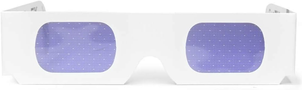 Papier kartonowe Okulary dyfrakcyjne - Świetne na Boże Narodzenie Światła, Imprezy, Raves, Festiwal Muzyczny, Pokazy Światła, Fajerwerki