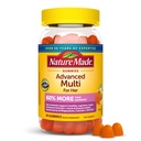 Nature Made Advanced Womens Gummy Multivitamin z Magnezu Cytrate, Wapń, Witaminy B, Gummeje multiwitaminowe dla kobiet, 90 Multi Gummes witaminy, 30 Day Supply