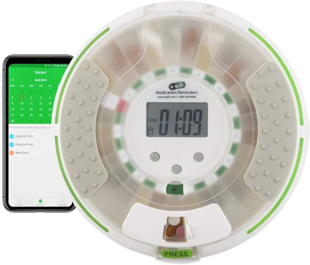 E- Pil MedSmart Voice Pro - Zablokowany automatyczny dozownik - Bluetooth