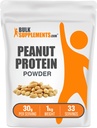 BulkSupplements.com Peanut Flour Protein Powder - Defated Peanut Flour, Peanut Protein Powder - Peanut Protein Flour, Gluten Free, 30g per Serving, 1kg (2,2 lbs) (Opakowanie po 1)