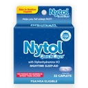 Nytol Quick Caps Nighttime Sleep Aid with Diphenhydramine HCI, Easy- to- Połknięcie Caplets to Fall Asleep Fast, 32 Count