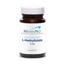 MethylPro L- Methylfolate 5 mg - Wspiera zdrowe Mindset - Aktywny folian do wsparcia metylacji i reakcji biochemicznych - Wysoko Biodostępny - Elastyczne dozowanie - 30 Sług - 30 Kapsułki