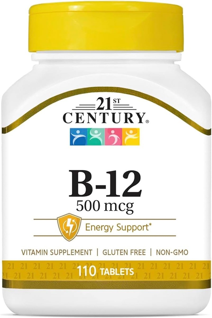 21. wiek B- 12 500 µg tabletki, 110- Count (opakowanie po 2)