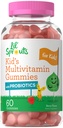 Carlyle Kids Multivitamin Gummies z probiotyki 124; 60 Chewables 124; Berry Flavor 124; Vegetarian, Non-GMO, Gluten Free Children 's Supplement 124; by Lil' Sprouts '124; Packaging May Vary