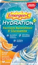 Emergen- C Hydration + Sports Drink Mix with Witamina C (18 Count, Orange Spritz Flavor with Glucozamine), uzupełnienie elektrolitu, 0,34 Ounce w proszku