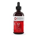 PROTOKÓŁ W ZAKRESIE ŻYCIA BALANCE Liquid B- 12 5 000 µg - Wsparcie układu nerwowego - z witaminami B - bez nabiału i wegańska witamina B Liquid - 4 fl oz