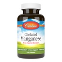 Carlson - Chelated Manganese, 20 mg - Superior Absorption, Healthy Metabolity, Bone Support & Brain Health, 250 Tablets