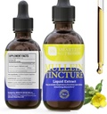 Ekstrakt Mullein Leaf - Mullein Drops - Lung Cleanse - Suplement do wspomagania układu oddechowego & Zdrowe membrany błotne - Verbascum Densiflorum - 2 oz