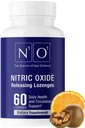 N1O1 Tlenek azotu Lozenges - 60 Hrabia - Suplement tlenku azotu dla zdrowia serca, cyrkulacja, energia, przepływ krwi, utlenianie, zdrowe ciśnienie krwi, wsparcie sercowo-naczyniowe dla mężczyzn i kobiet