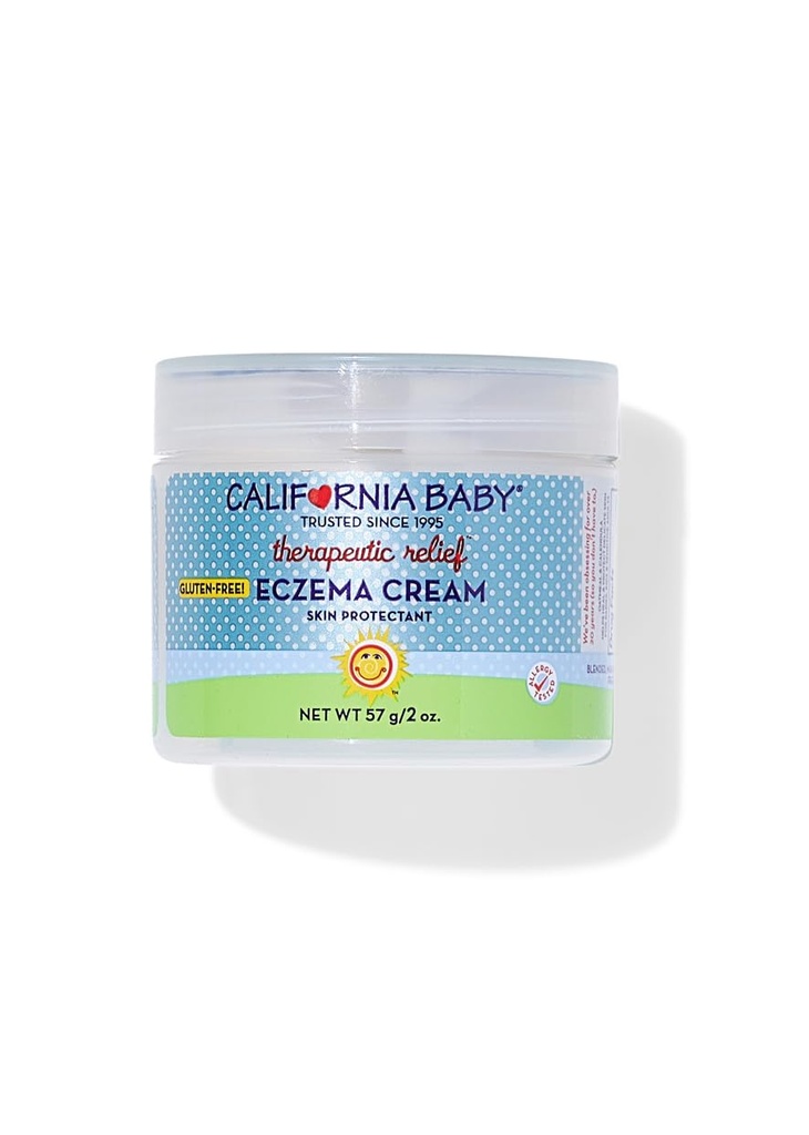 California Baby Eczema Cream 124; Eczema wolna od steroidów Leczenie 124; Owsianka koloidalna + Aloe Vera Via 124; Płyn kokosowy dla dzieci + Dorośli 124; 57 g / 2 oz.