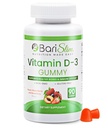 BariSlim Bariatryczny Witamina D-3 Gumiaki - Specjalnie skonfigurowana witamina żelowana dla pacjentów po zabiegu utraty wagi - Łatwe do trawienia i Great Desting Fruit Flavors 124; 90 Żaby owocowe